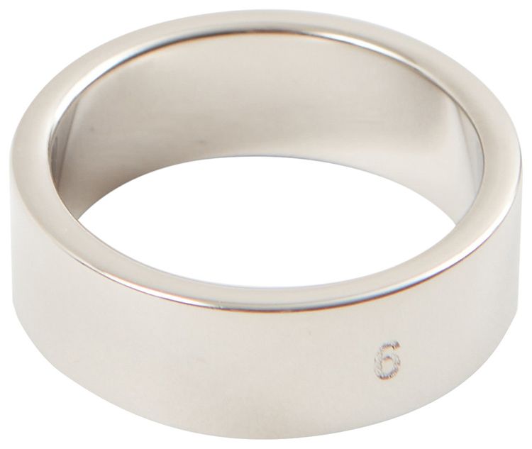 MM6 Maison Margiela Ring Polished Palladio
