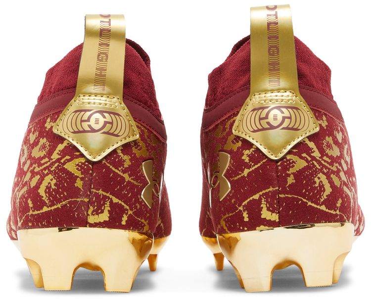 Under Armour Spotlight LUX Suede 20 Dark Red Metallic Gold