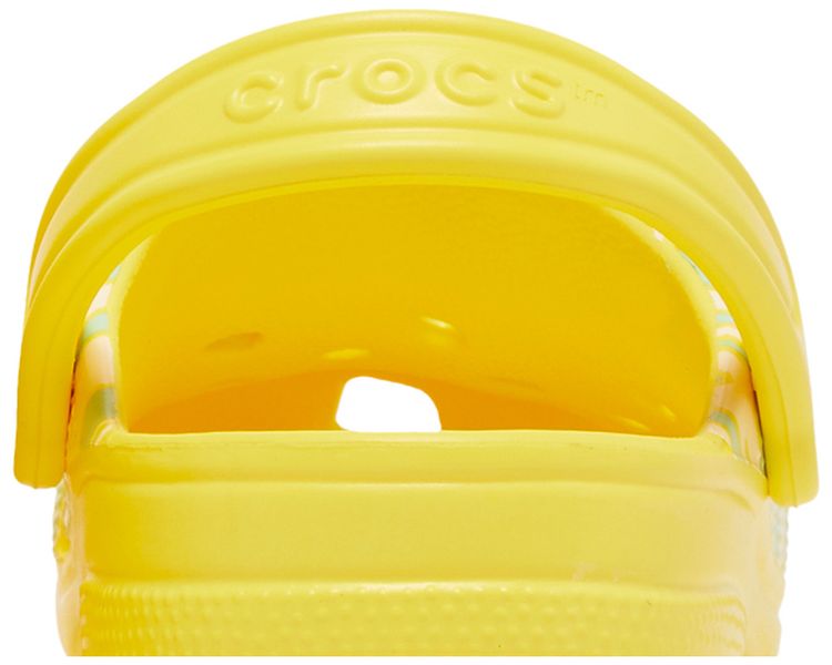 Ron English x Crocs Classic Clog Kids Party Animals   Zebra Lemon