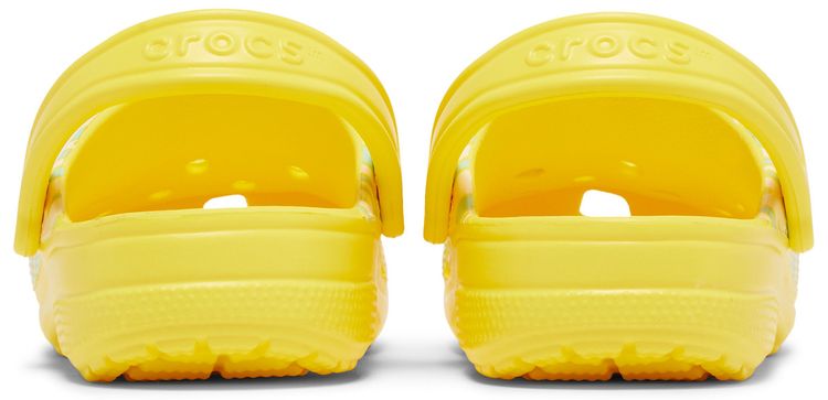 Ron English x Crocs Classic Clog Kids Party Animals   Zebra Lemon