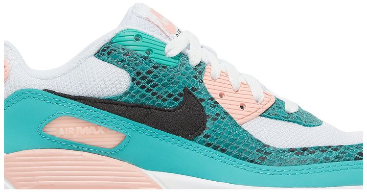 Nike Air Max 90 GS Washed Teal Snakeskin
