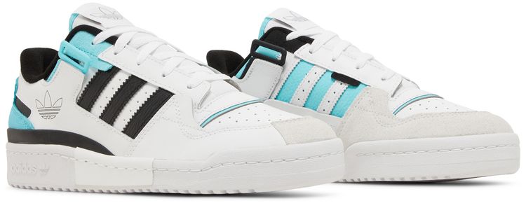Adidas Forum Exhibit Low White Pulse Aqua