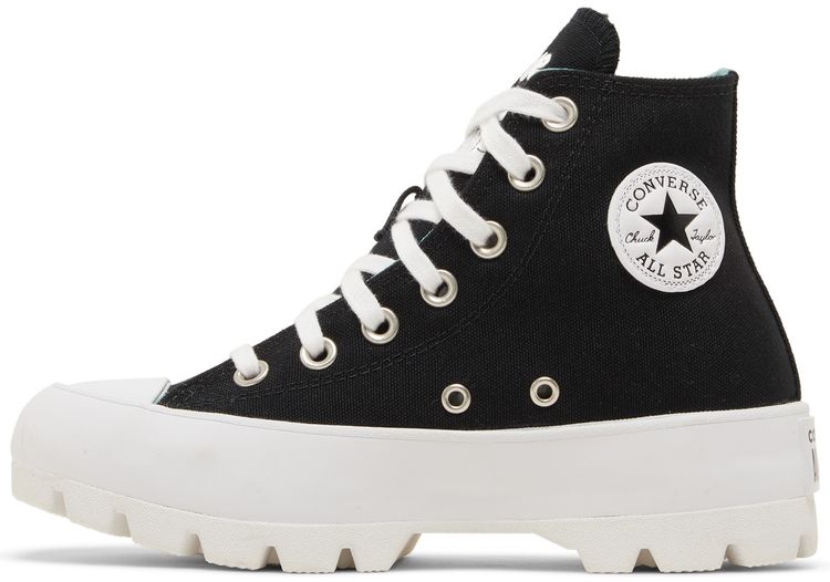 Converse Wmns Chuck Taylor All Star High Lugged Love Your Mother   Black
