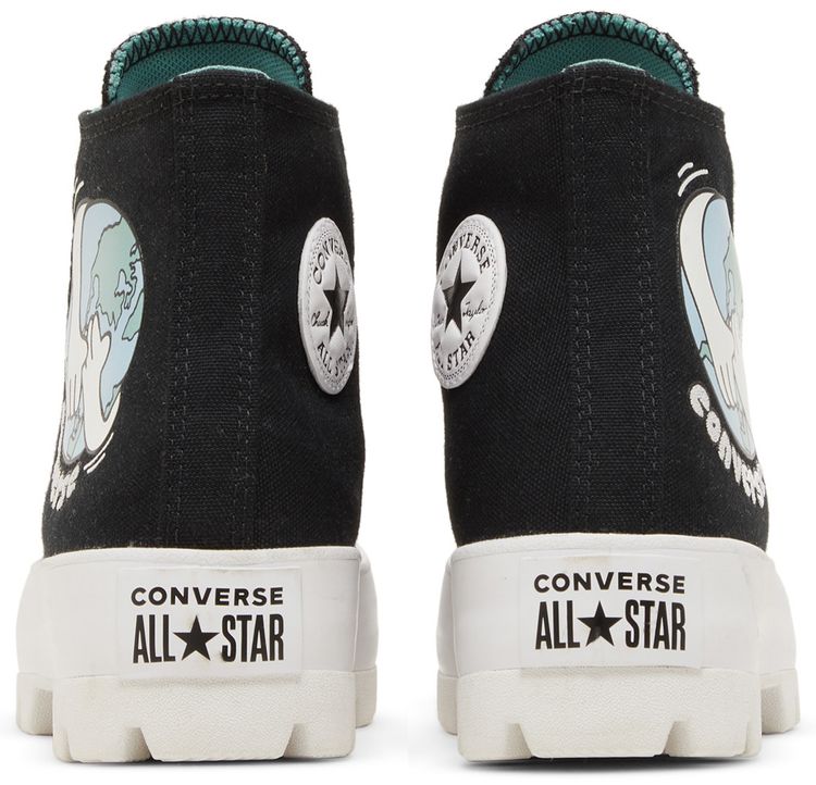 Converse Wmns Chuck Taylor All Star High Lugged Love Your Mother   Black