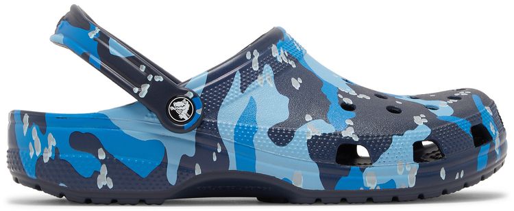 Classic Clog Camo   Navy