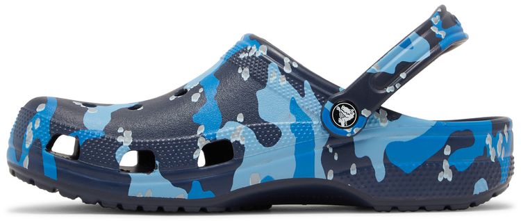 Classic Clog Camo   Navy