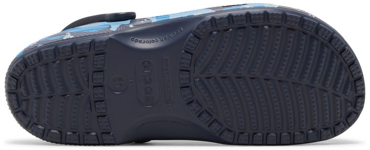 Classic Clog Camo   Navy