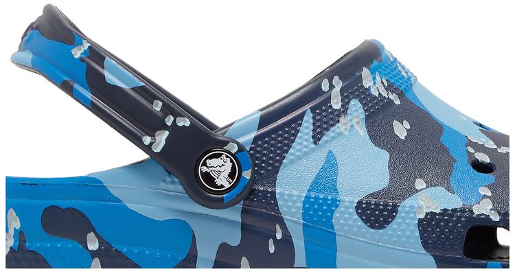 Classic Clog Camo   Navy