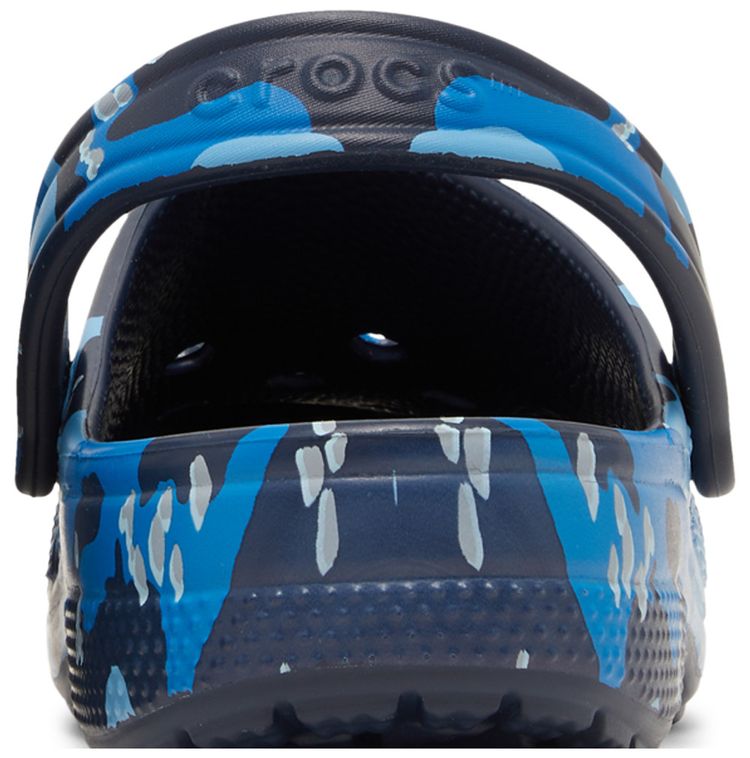 Classic Clog Camo   Navy