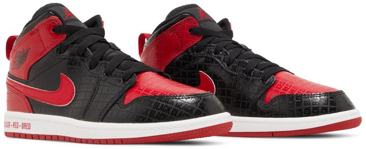 Buy Air Jordan Mid SS PS 'Black Red Bred' DM9651 001 GOAT