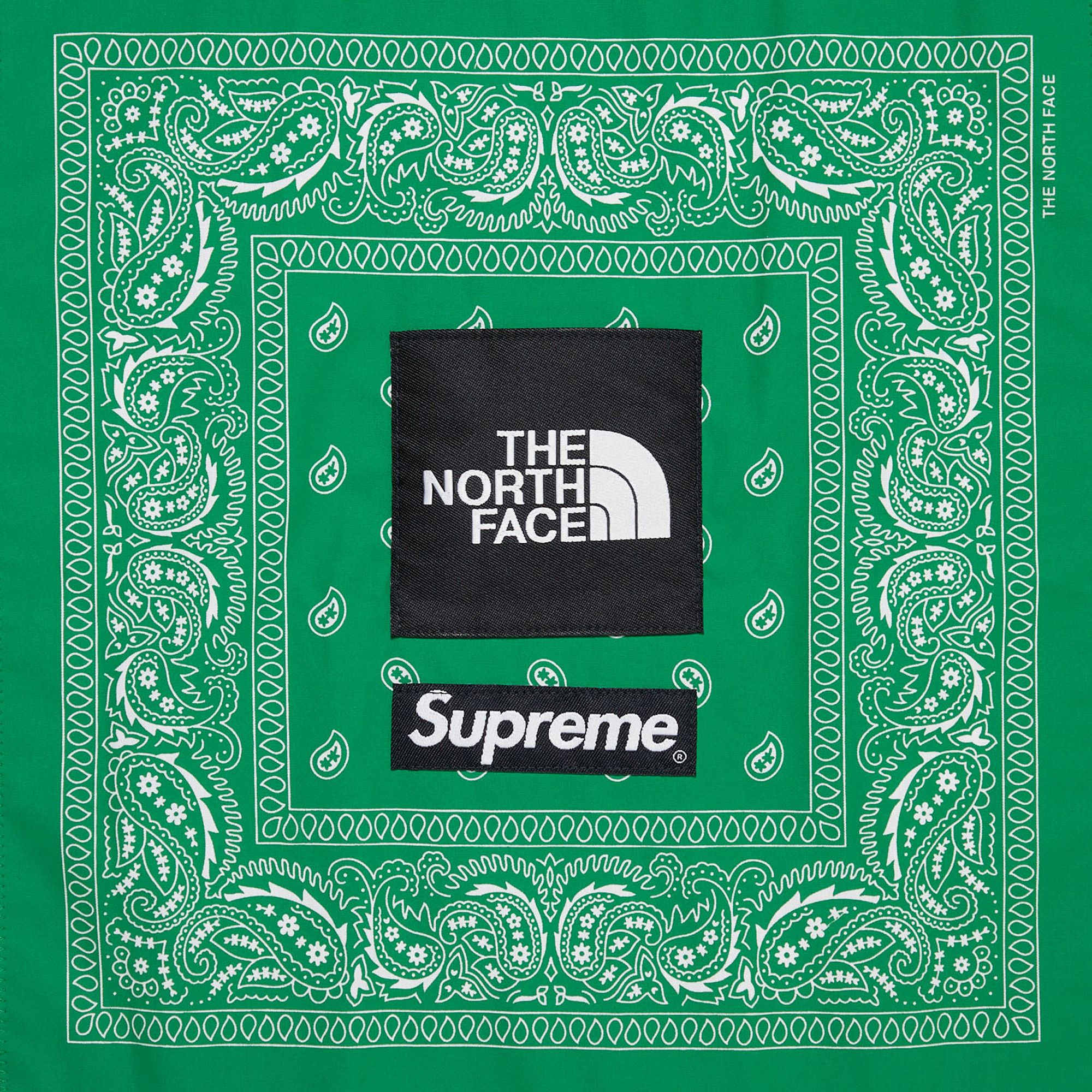 Supreme north face blue bandana store