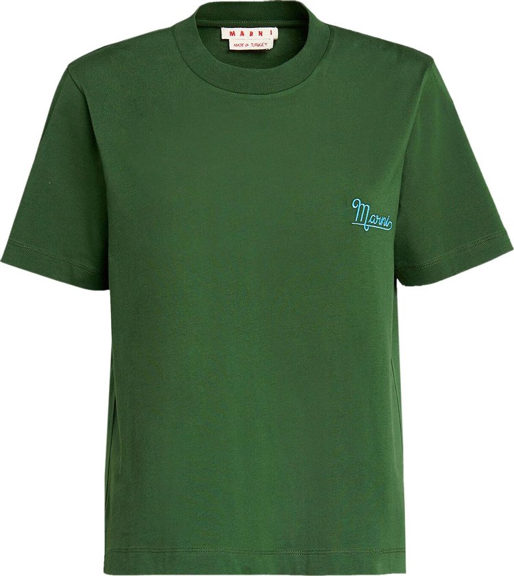 Marni T Shirt Stone Green