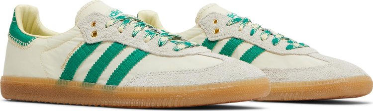 Wales Bonner x Samba Cream White Bold Green