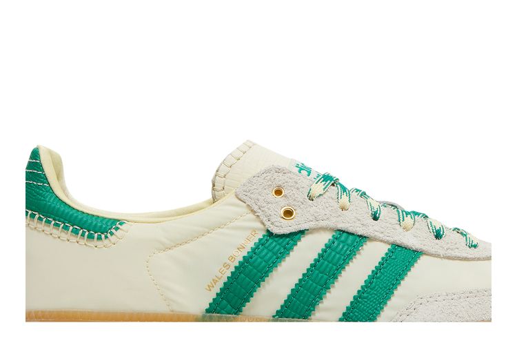 adidas gazelle silver green womens Adidas x Wales Bonner Samba Brown Blue