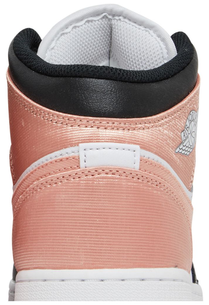 Air Jordan 1 Mid GS White Light Madder Root