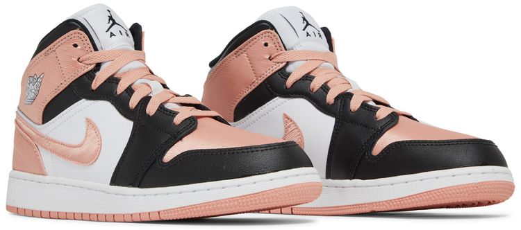 Air Jordan 1 Mid GS White Light Madder Root