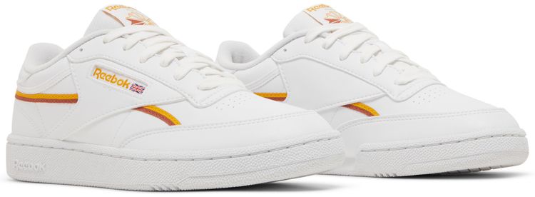 Reebok Club C 85 Vegan White Collegiate Gold
