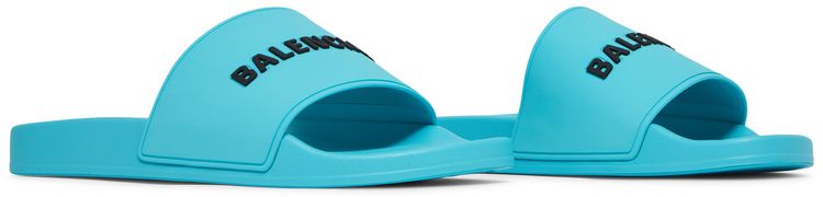 Balenciaga Pool Slides Bright Blue