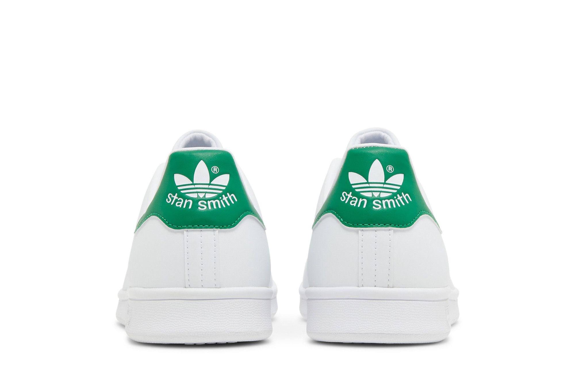 White adidas green back on sale