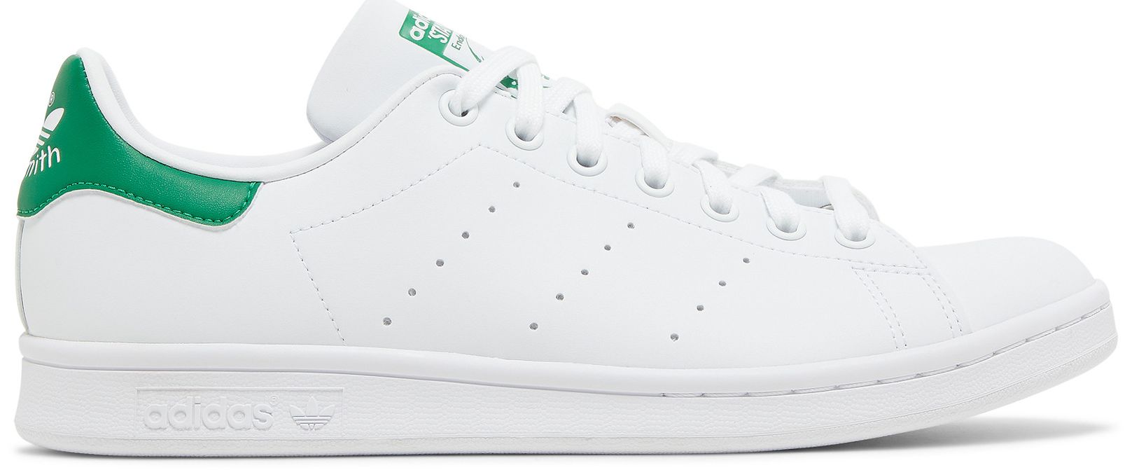 stan smith green and white