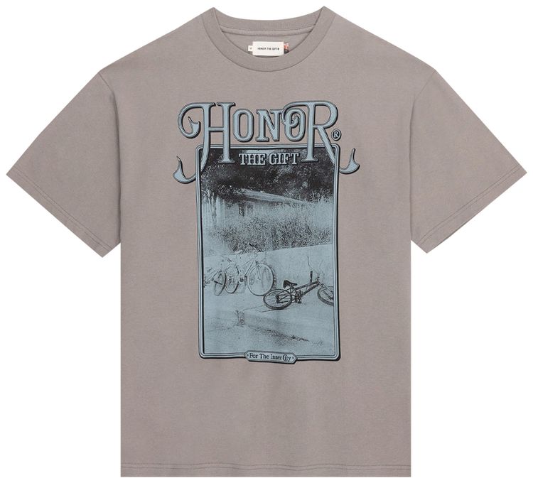 Honor The Gift B Summer Outside Short Sleeve T Shirt Grey