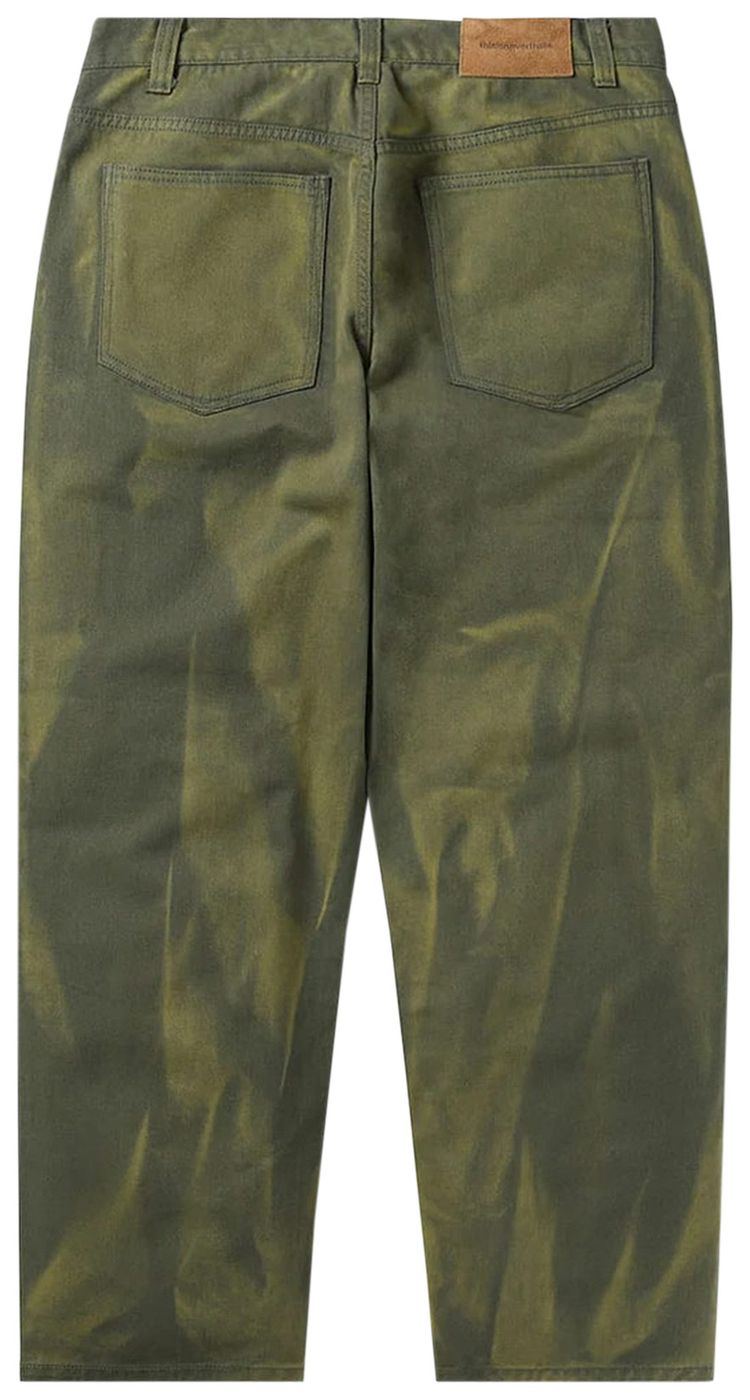 thisisneverthat Faded Denim Pant Olive