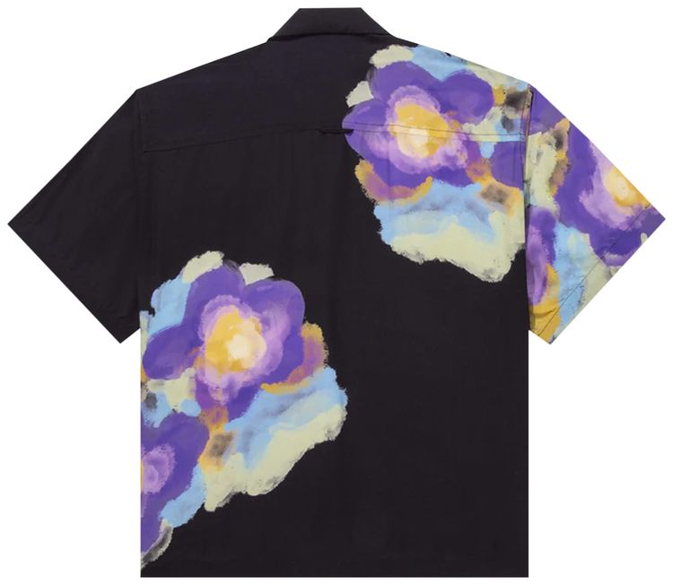 Awake NY Bouquet Camp Shirt Black Floral