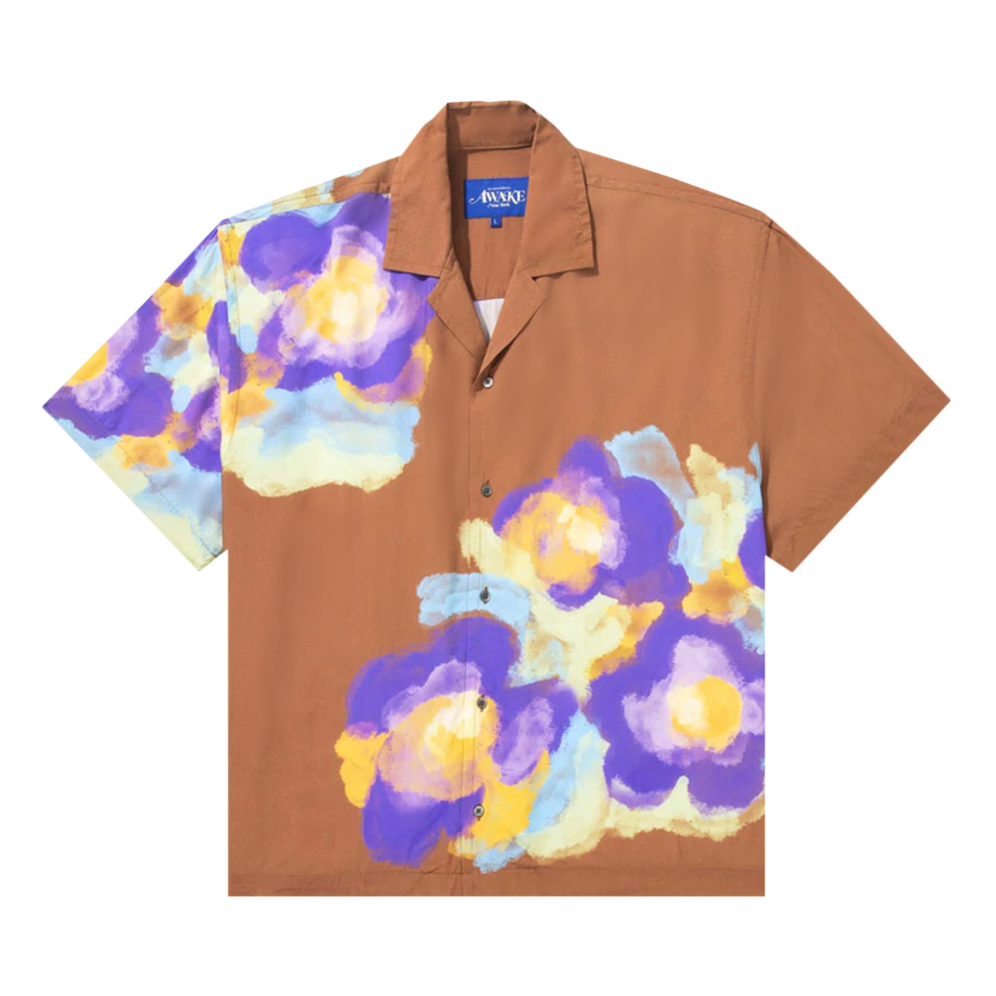 Awake NY Bouquet Camp Shirt 'Rust Floral' | GOAT