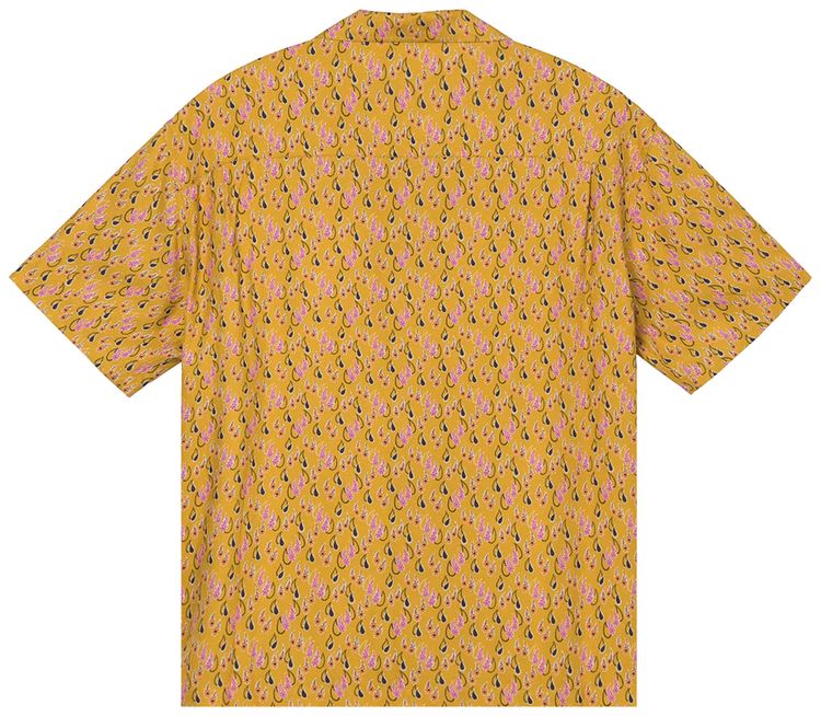 Stussy Paisley Tears Shirt Mustard