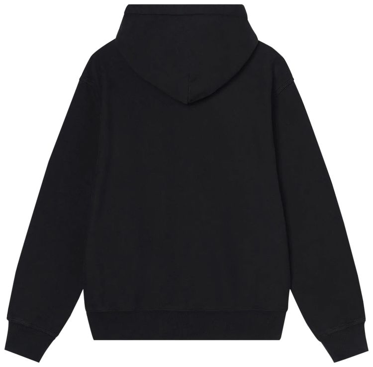Stussy Basic Applique Hoodie Black