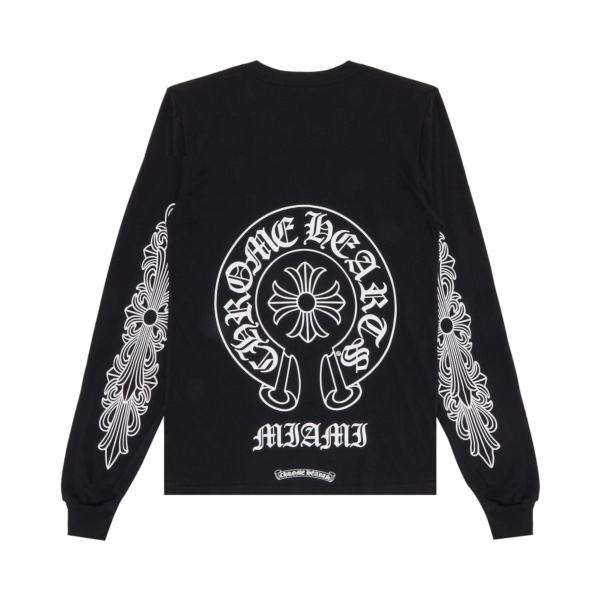 人気商品の入荷速報 入荷Now Buy Chrome Hearts Miami Exclusive Long-Sleeve T-Shirt 'Black トップス