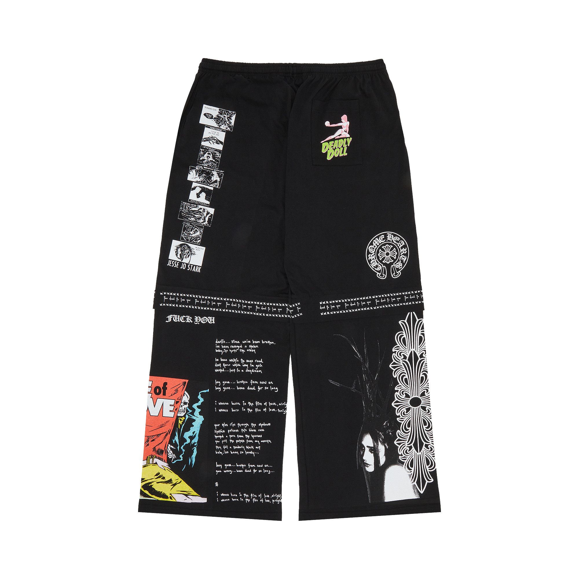 Buy Chrome Hearts x Deadly Doll Sweatpants 'Black' - 1383 Buy Chrome Hearts x Deadly Doll Sweatpants 'Black' - 1383