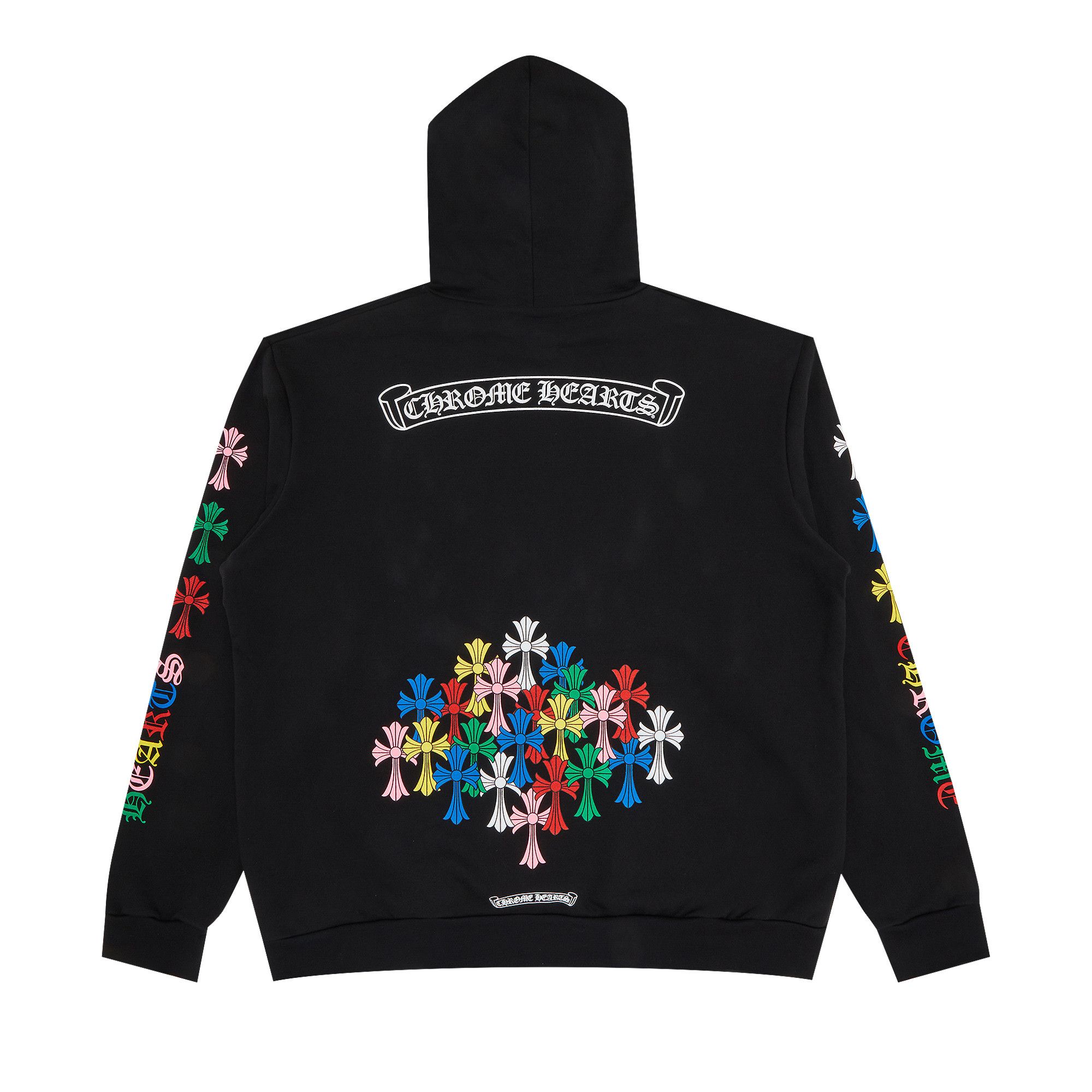 Buy Chrome Hearts Cross Hoodie Black Multicolor 1383 100000106CH BKMC GOAT AU