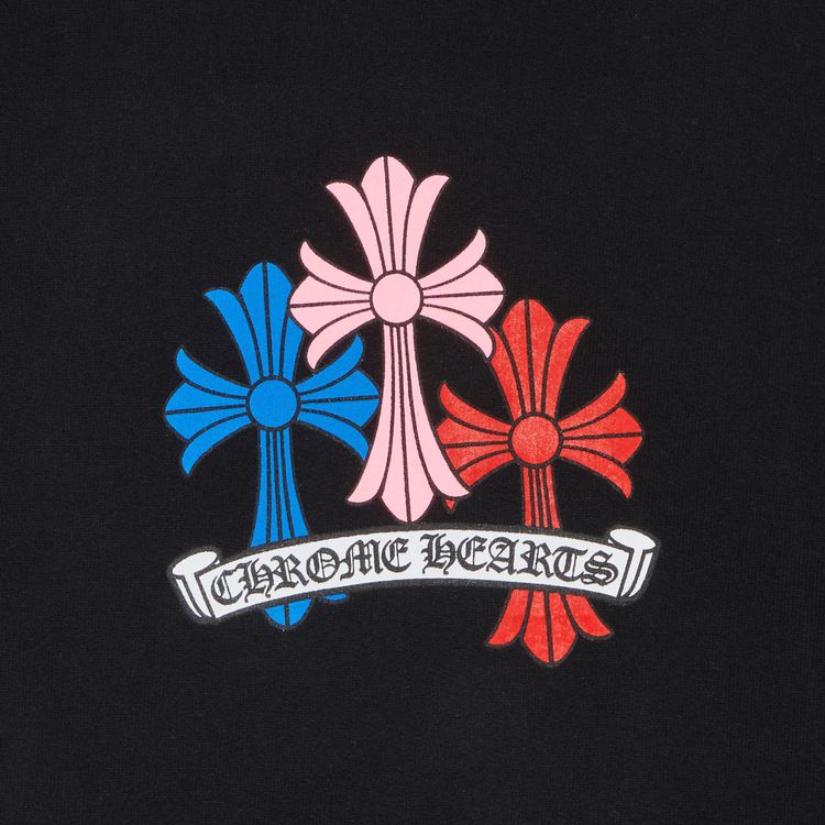 Chrome Hearts Cross Hoodie BlackMulticolor