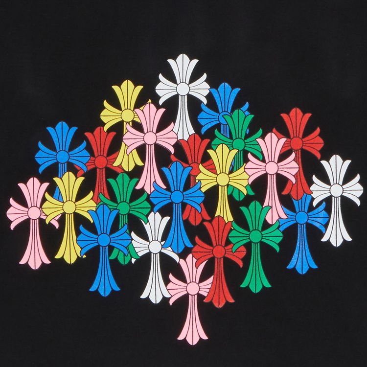 Chrome Hearts Cross T Shirt BlackMulticolor