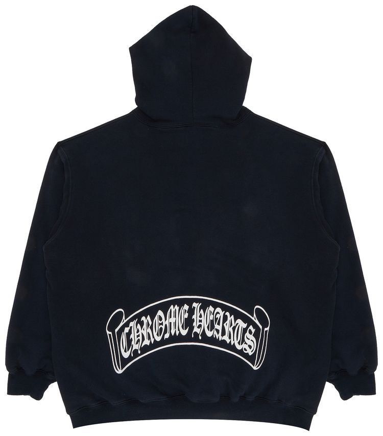Vintage Chrome Hearts Thermal Zip Up Black