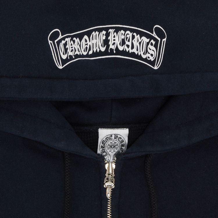 Vintage Chrome Hearts Thermal Zip Up Black
