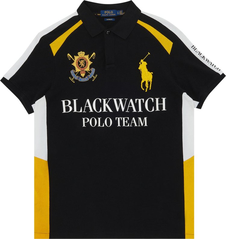 Pre-Owned Polo Ralph Lauren Blackwatch Polo Shirt 'Black'