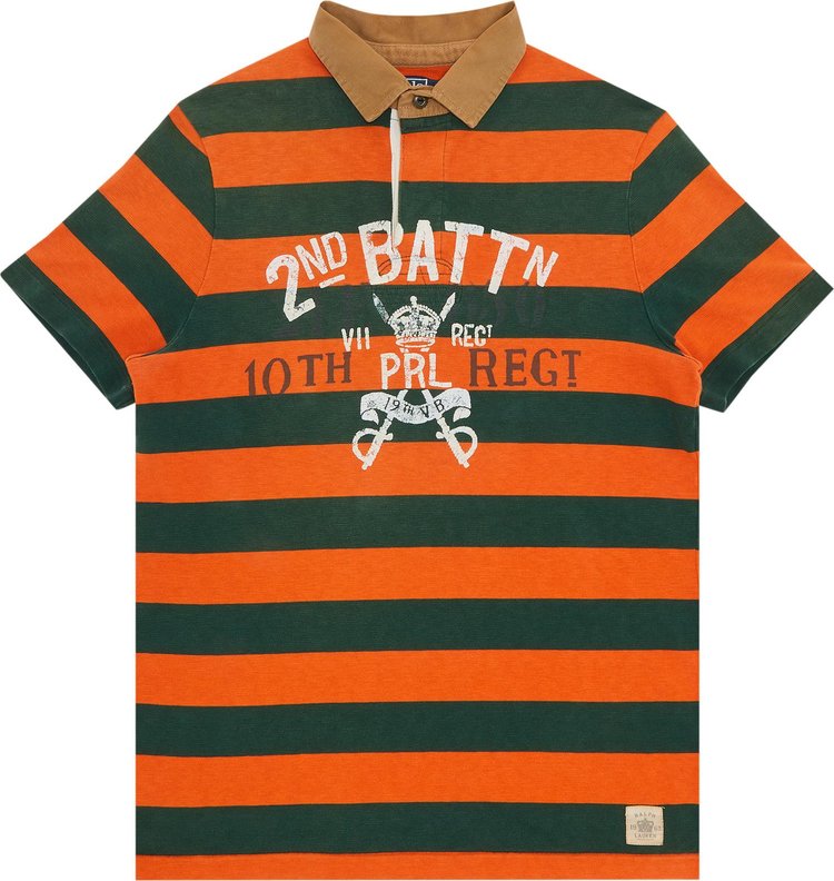 Pre-Owned Polo Ralph Lauren Polo Shirt 'Orange Stripe'