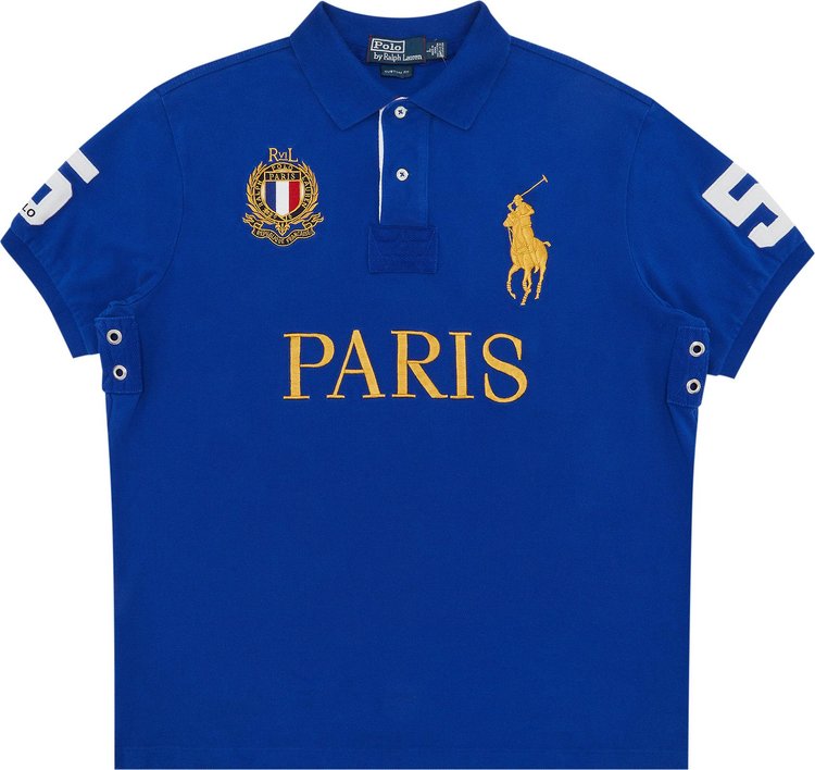 Vintage Polo Ralph Lauren Paris Polo Shirt 'Blue'