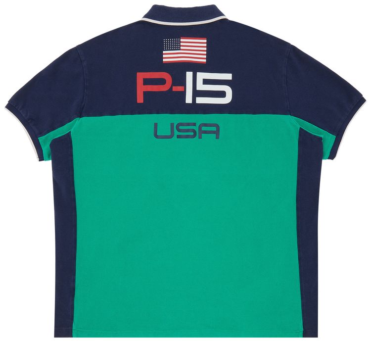 Pre Owned Polo Ralph Lauren Americas Cup Polo Shirt Green