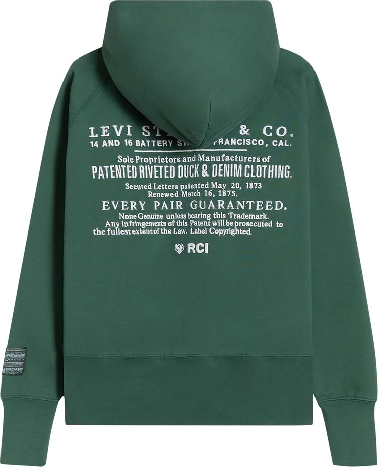 Levis x Reese Cooper Two Pocket Hoodie Forest Green