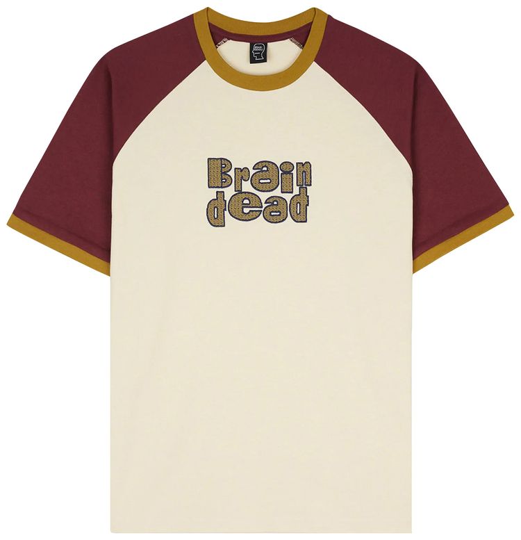 Brain Dead Field Raglan Tee Cream