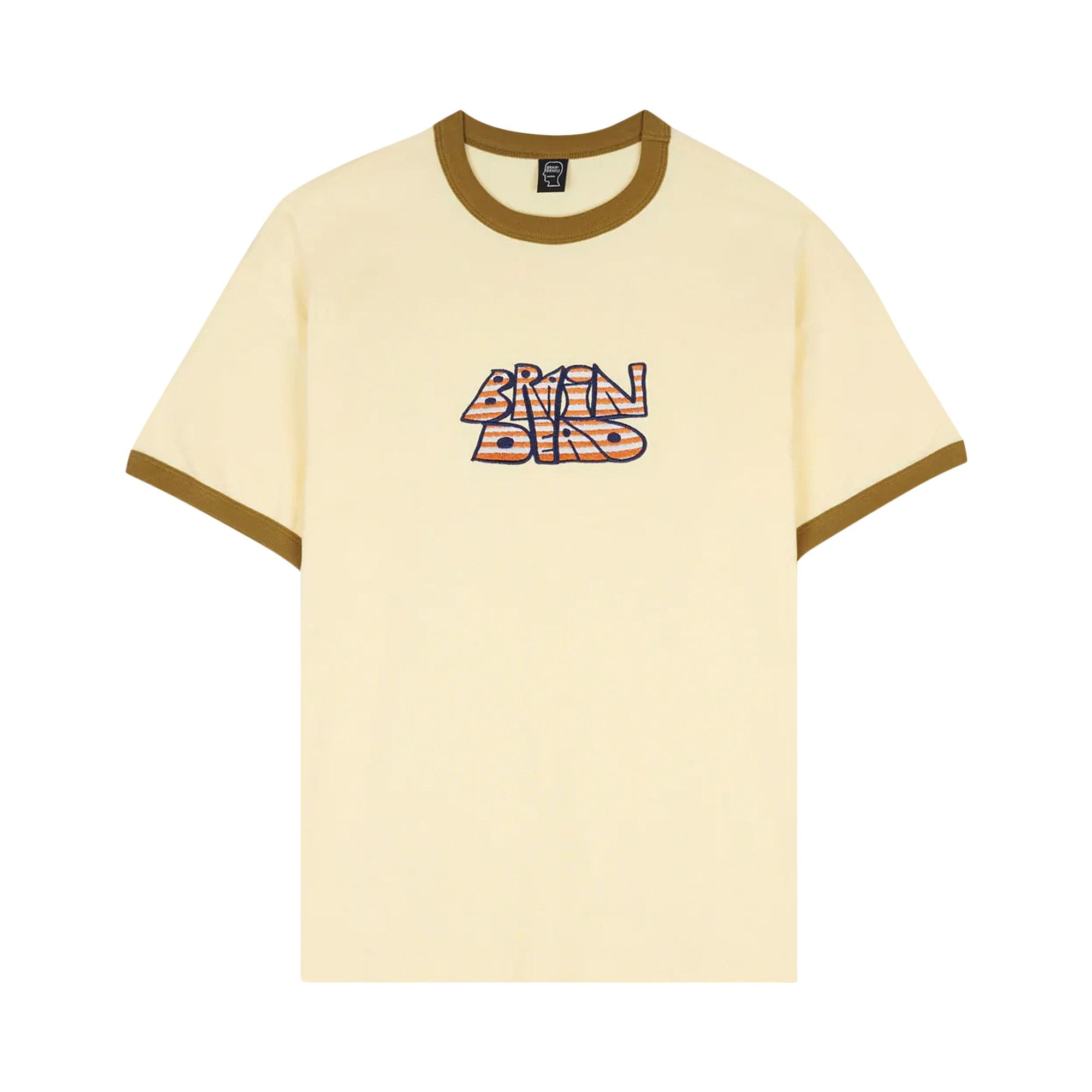 Buy Brain Dead Throw Up Ringer Tee 'Cream