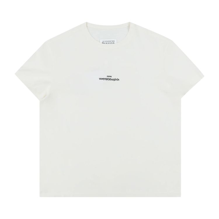 Maison Margiela Embroidered Tee White