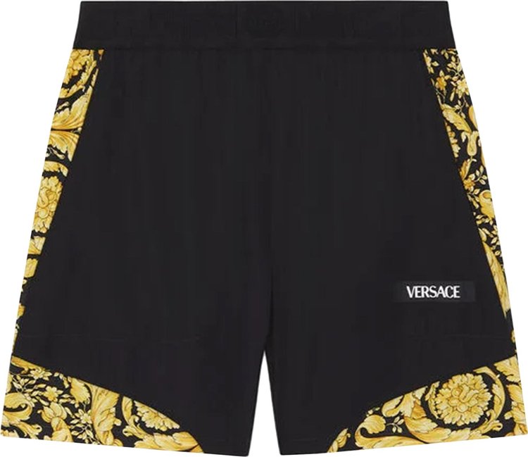 Versace Barocco Shorts 'Black/Gold'