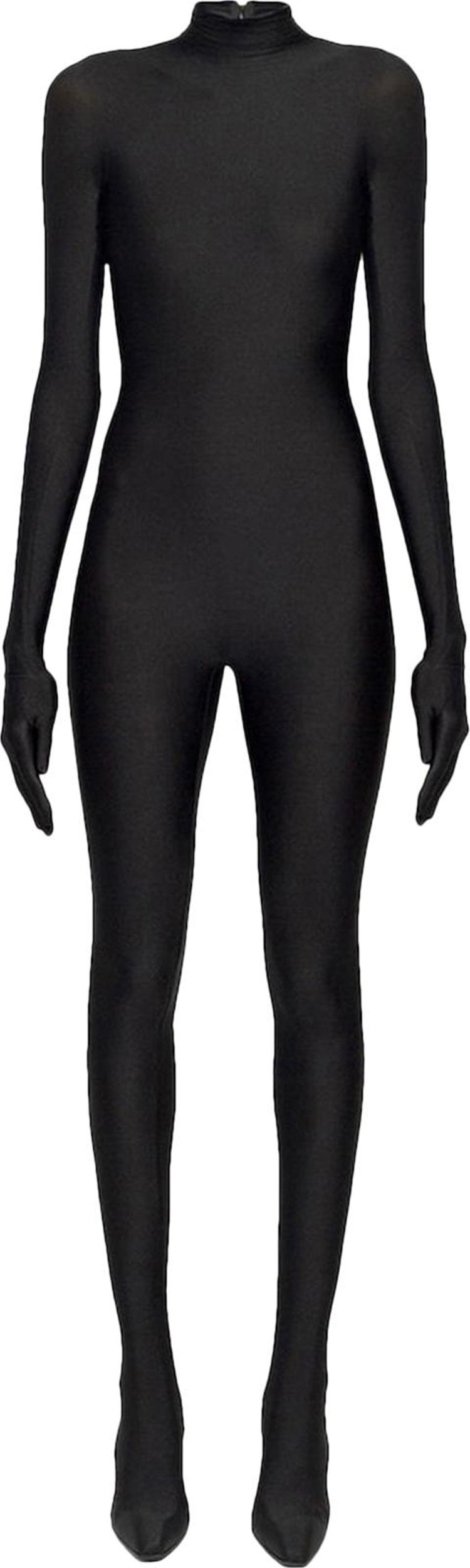 Buy Balenciaga Falkon Long-Sleeve Bodysuit 'Black' - 698980 TEK90