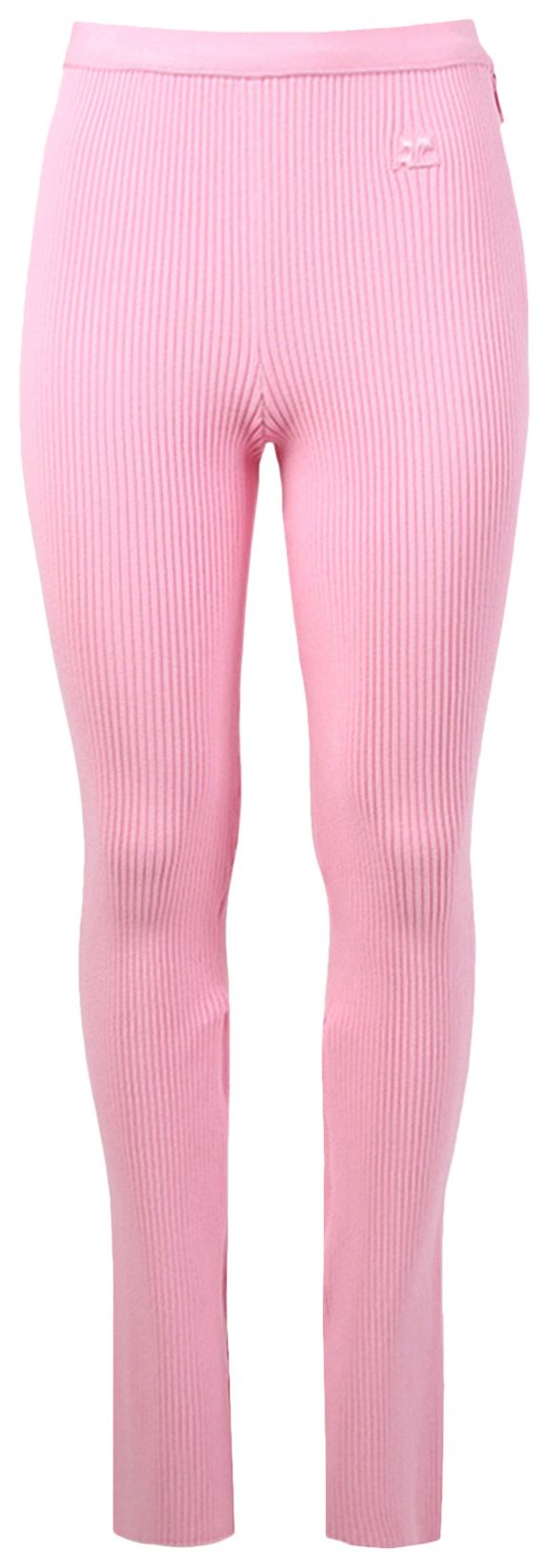 Courreges Rib Knit Trouser Pink