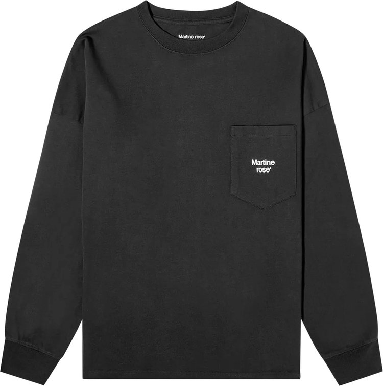 Martine Rose Novelty Oversized Long-Sleeve Shirt 'Black'