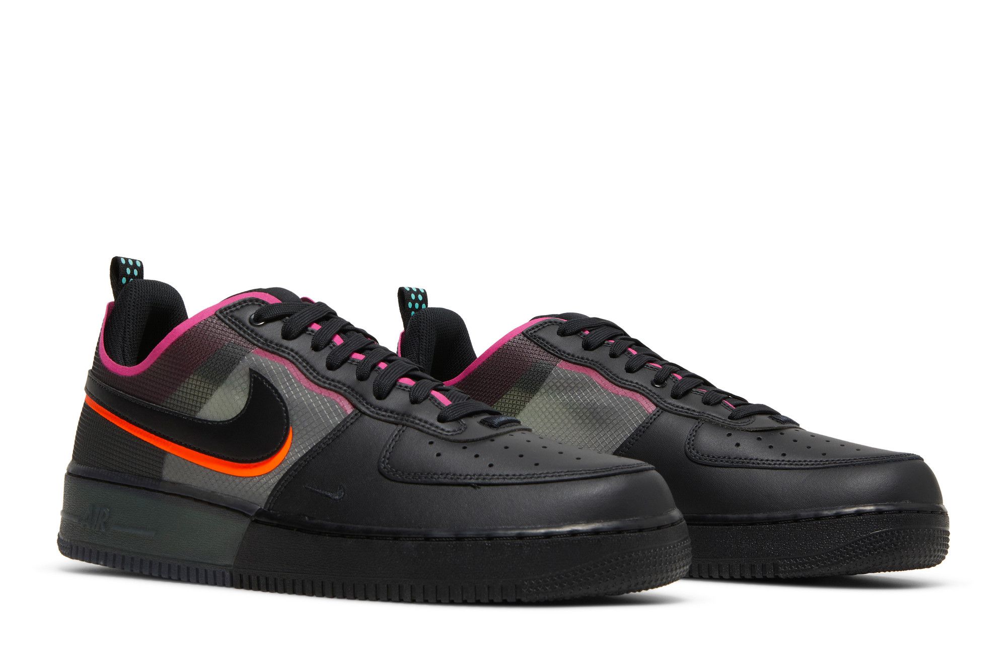 Achetez des Air Force 1 React Black Pink Prime DH7615 001 GOAT FR
